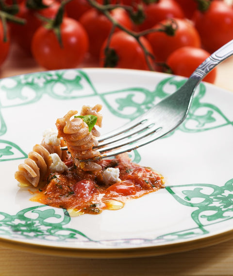 Fusilli di farro bio – piatto cucinato