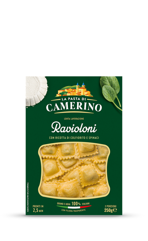 Ravioloni con Ricotta di Colfiorito e spinaci